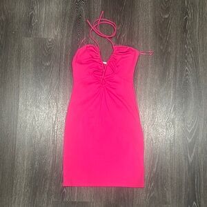Zara Hot Pink Mini Dress